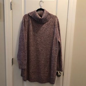 Old Navy Purple Cowl-Neck Sweater
